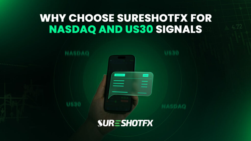 Feature image showing why choose sureshotfx for NASDAQ and US30 signals